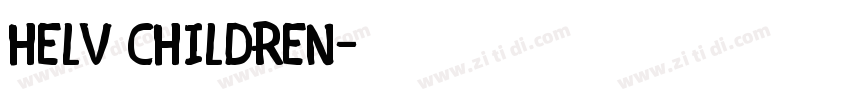 Helv Children字体转换